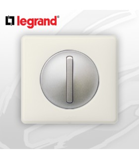 Permutateur doigt Etroit complet Legrand Céliane Craie Poudré