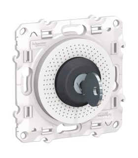 Odace  interrupteur à clé  barillet et clé inclus - blanc