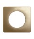 Plaque de finition Céliane 1 poste Bronze Satiné