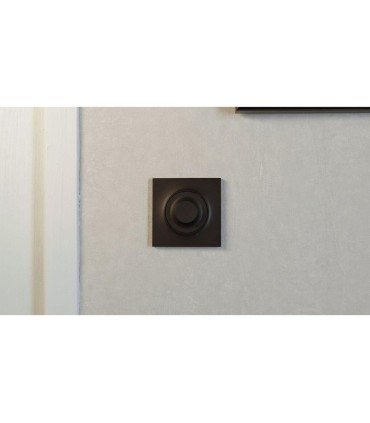 Odace Variateur de lumière universel en 2 ou 3 fils 3W 100W(Led)- Anthracite