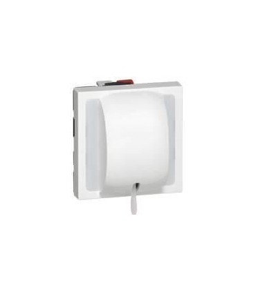 Mosaic Interrupteur ou va-et-vient à tirage 10AX 250V~  2 modules blanc
