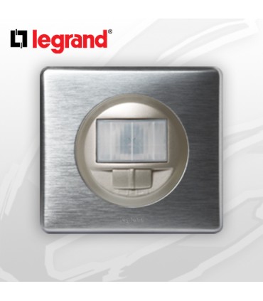 Interrupteur automatique complet Ecodétecteur Céliane Alu Métal