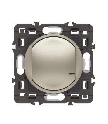 Céliane Interrupteur sans Neutre connecté with Netatmo titane