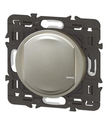 Céliane Interrupteur sans Neutre connecté with Netatmo titane