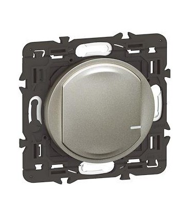 Céliane Interrupteur sans Neutre connecté with Netatmo titane