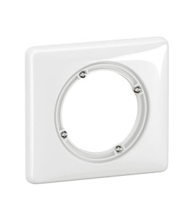 Céliane Plaque de finition 1 poste - Blanc IP44