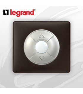 Interrupteur Volet-Rolant complet Legrand Céliane Basalte Poudré