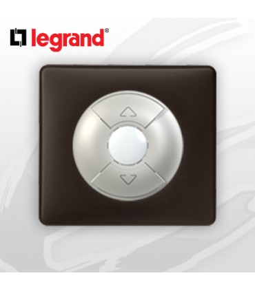 Interrupteur Volet-Rolant complet Legrand Céliane Basalte Poudré