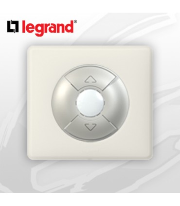 Interrupteur Volet-Rolant complet Legrand Céliane Craie Poudré