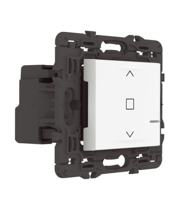 Mosaic Interrupteur pour volet roulant connecté with Netatmo blanc