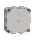 Mureva Box boite de dérivation IP55 + embouts + bornier 105x105x55 gris
