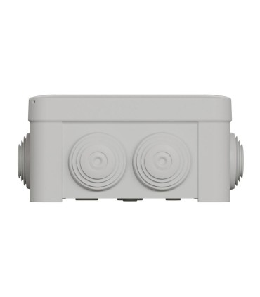 Mureva Box boite de dérivation IP55 + embouts + bornier 105x105x55 gris