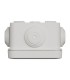 Mureva Box boite de dérivation avec embouts 65x65x45 IP55 blanc polaire