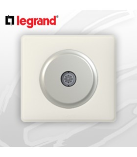 Prise TV simple complète Legrand Céliane Craie Poudré