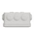 Mureva Box boite de dérivation avec embouts 105x65x55 IP55 blanc polaire