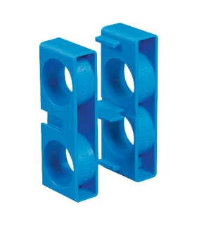 Modulo entretroise pour obtenir un entraxe 85 mm entre des boîtes carrées