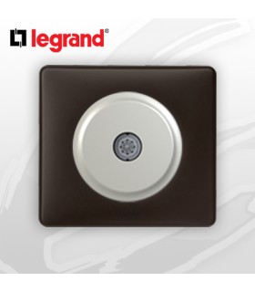 Prise TV simple complète Legrand Céliane Basalte Poudré