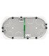 Multifix boîte d'encastrement Ø 67mm prof 50mm 2 postes entraxe 71 mm