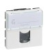 Mosaic Prise RJ 45 multimédia catégorie 6 F/UTP 2 modules - blanc