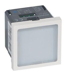 Mosaic Signalétique lumineuse à LEDs bleues 2 modules avec 1 état et puissance 0,2W ou 1W au choix