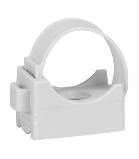 CLIPSOTUBE POUR TUBE IRL Ø20 GRIS RAL 7035