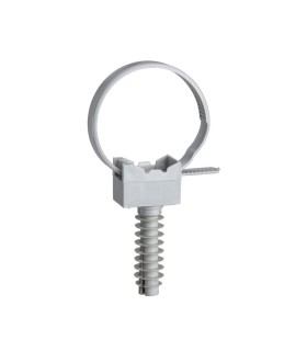 Mureva FIX Instacables pour conduits Ø16-32 mm Gris avec Cheville filetée