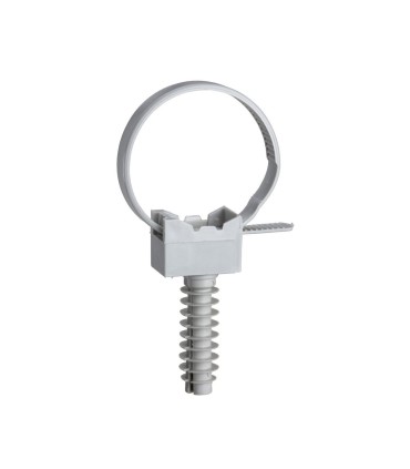Mureva FIX Instacables pour conduits Ø16-32 mm Gris avec Cheville filetée