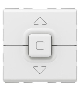 Mosaic Poussoir pour 1 ou plusieurs volets roulants 500W maximum - blanc
