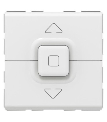Mosaic Poussoir pour 1 ou plusieurs volets roulants 500W maximum - blanc