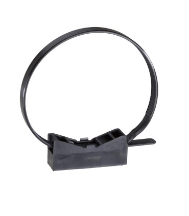 LOT DE 100 Mureva FIX instacables pour conduits Ø40-63 mm noir