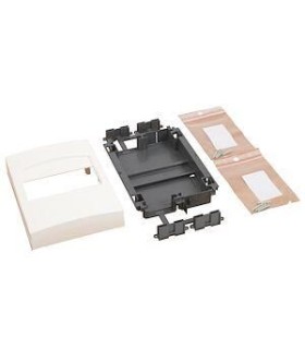 Support 6 modules pour appareils modulaires pour goulottes DLP monobloc avec couvercle 130mm