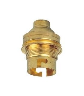 Douille pour ampoules à baïonnettes Ø22mm - laiton