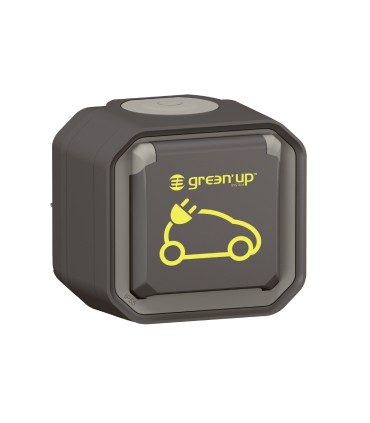 Prise pour recharge véhicule électrique Plexo complet saillie anthracite / Legrand