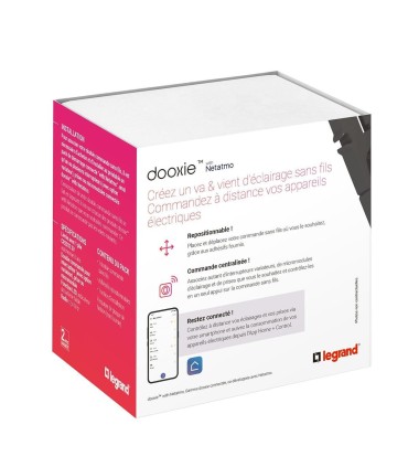 Dooxie Cde double sans fils pour éclairage/prise connectée with Netatmo