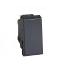 MOSAIC Poussoir 6A 250V 1 module- Noir mat