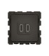Céliane Prise double USB Type-C 20W Power Delivery - bornes automatiques