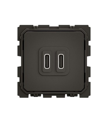 Céliane Prise double USB Type-C 20W Power Delivery - bornes automatiques