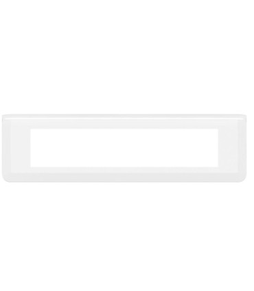 Mosaic Plaque de finition horizontale 10 modules blanc