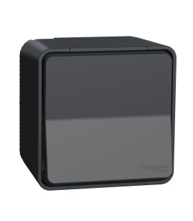 Mureva Styl Interrupteur bipolaire saillie IP55 IK08 connex auto gris