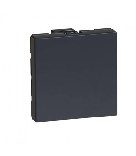 Mosaic Obturateur noir mat RAL9017 2 modules