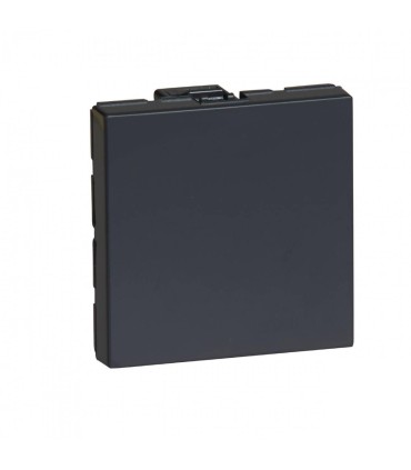 Mosaic Obturateur noir mat RAL9017 2 modules