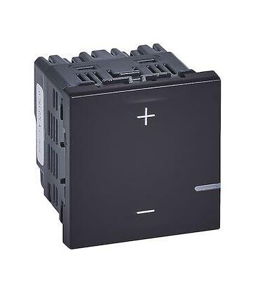 Mosaic Variateur universel 2 fils 125W LED noir