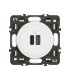 Céliane Prise 2 USB 15W Type-A+C enjoliveur Blanc et support