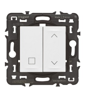 Mosaic Commande sans fil sans pile pour inter volet with Netatmo - blanc