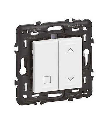 Mosaic Commande sans fil sans pile pour inter volet with Netatmo - blanc