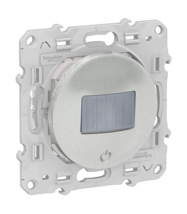 Odace, détecteur de présence et de mouvement Alu, toutes charges, 3 fils