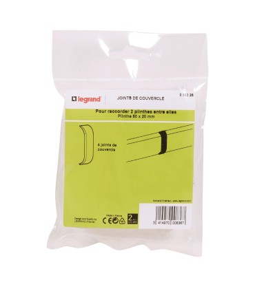 Joint de couvercle - pour plinthe 80x20mm
