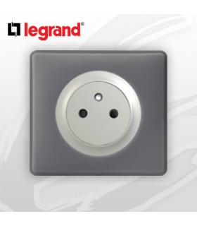 Prise 2P+T Surface complète Legrand Céliane Schiste Poudré