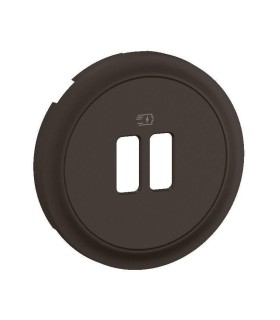 Enjoliveur Céliane chargeur USB pour prise simple ou double  - Noir