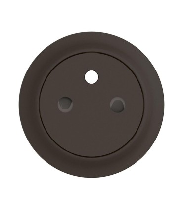 Enjoliveur prise 2P+T Surface Céliane - Noir